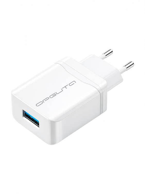 Зарядка для телефона, зарядное устройство с USB 20W адаптер QC 3.0 Орбита OT-APU30 Белый